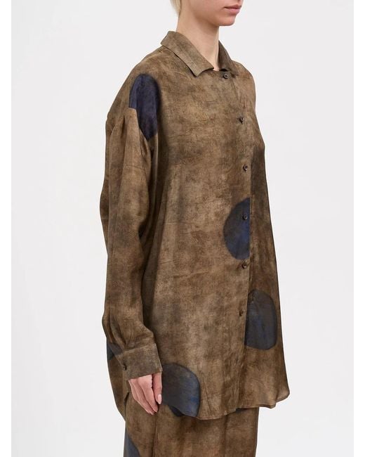 Uma Wang Brown Teays Shirt