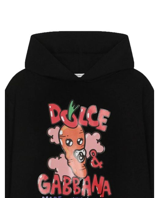 Dolce & Gabbana Black Dolce & Gabbana M/L Hooded Dress
