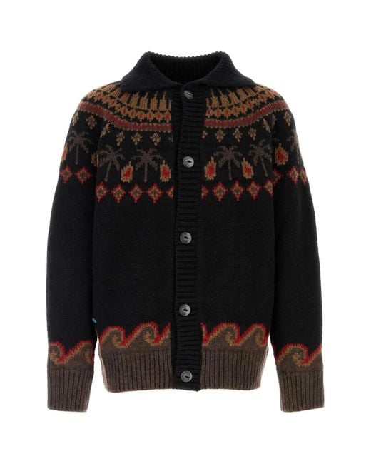 Alanui Black Sweet Winter Jacket for men