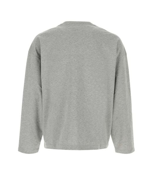 Jil Sander Gray T-Shirt Cn Ls for men