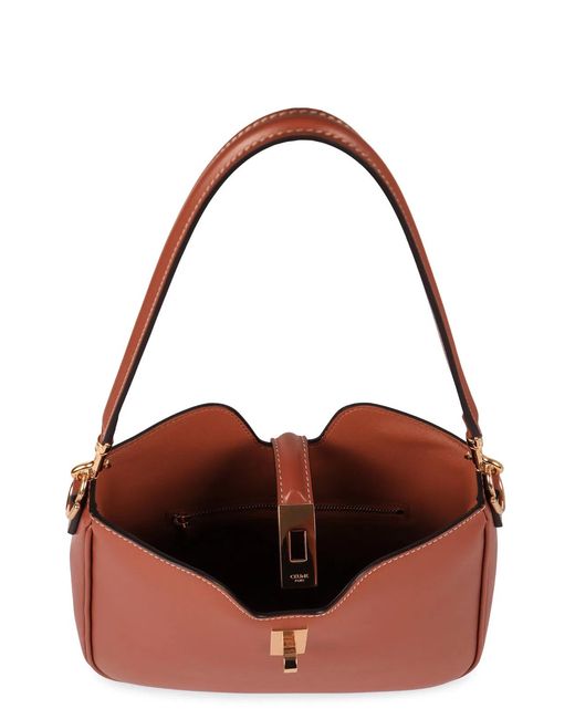 Céline Red Camille 16 Leather Shoulder Bag