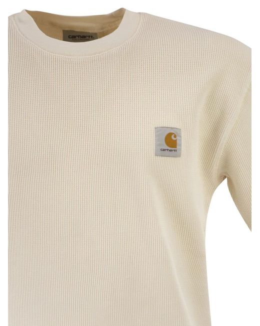 Carhartt White T-Shirt With Square Label
