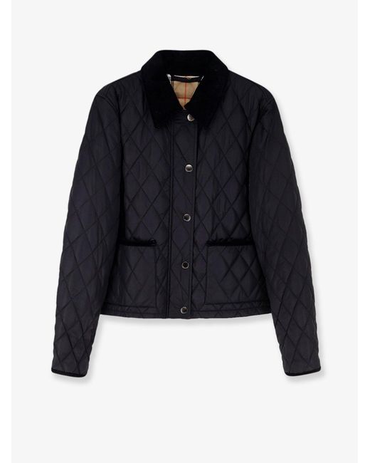 Burberry Blue Quilted Jacket