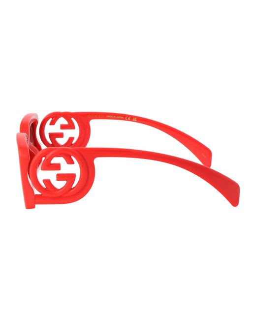 Gucci Red Injectate Sunglasses