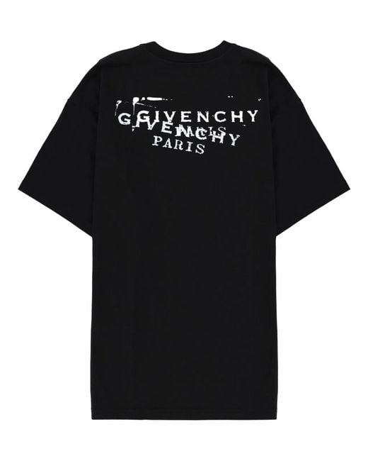 Givenchy Black T-Shirt With Logo for men