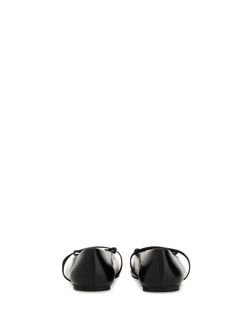 Ferragamo Black Ballerina Zina
