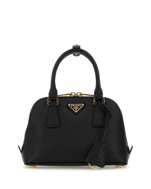 Prada Black Top Handle Bag