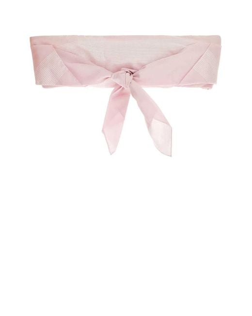 Prada Pink Pastel Cotton Crop-Top