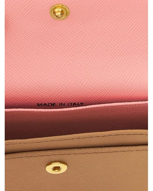 Marni Pink Logo Business Card Holder