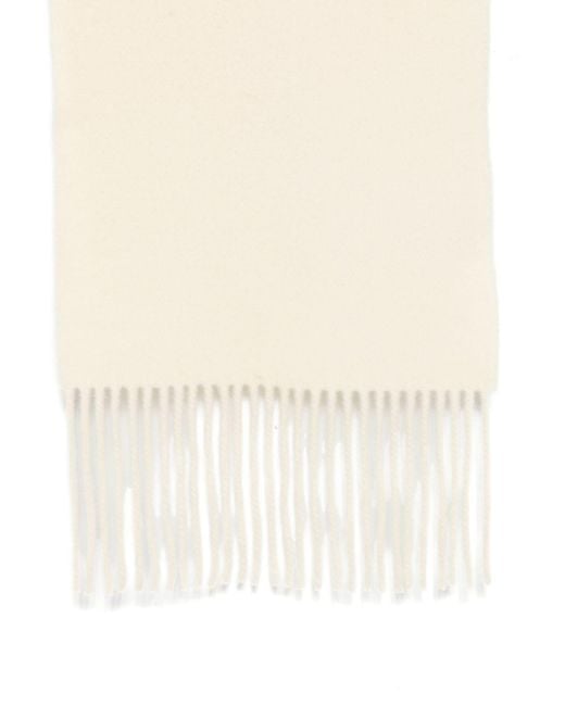 Our Legacy White Off Wool Scarf for men