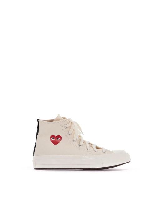 COMME DES GARÇONS PLAY White Converse Hi Top Small Heart for men