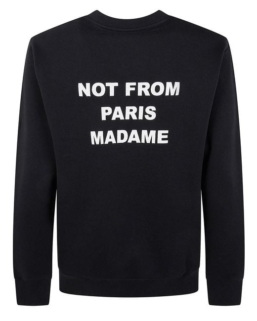 Drole de Monsieur Blue "Bold Slogan" Sweatshirt for men