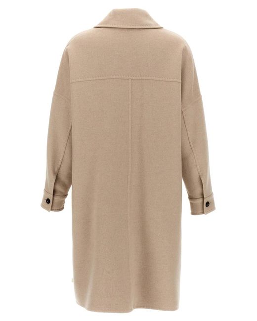 Max Mara Natural 'Baruffa' Coat