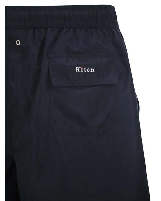 Kiton Blue Short Swim Boxers for men