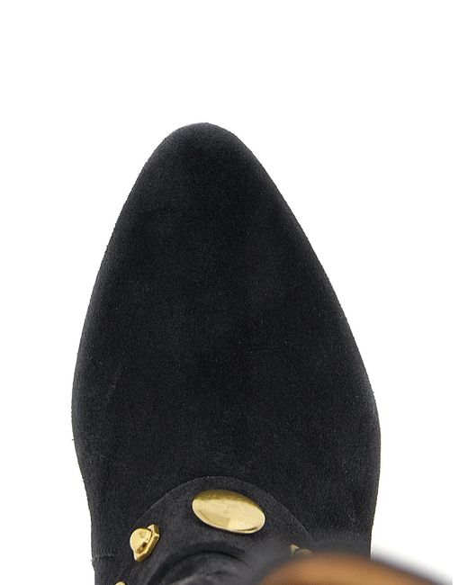 Isabel Marant Black 'Selize' Boots