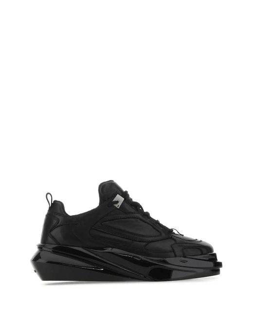 1017 ALYX 9SM Black Leather Hiking Sneakers
