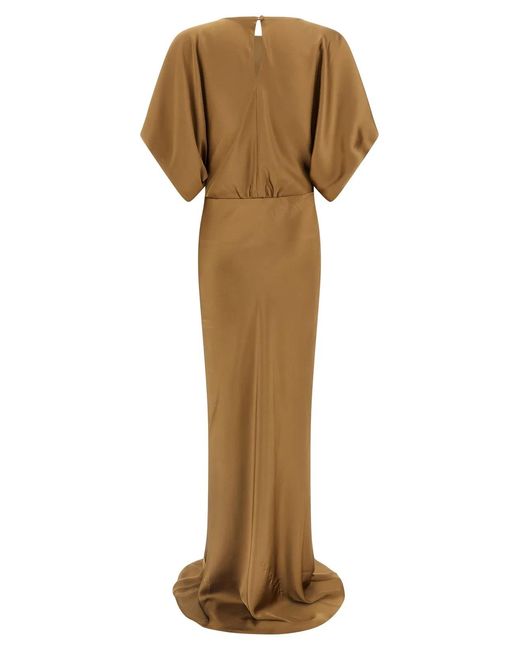 Norma Kamali Natural 'Reverse Obie' Dress