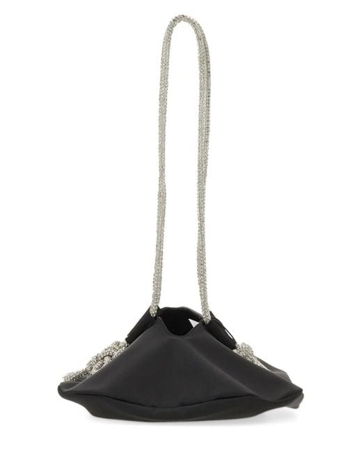 Kara Black Ufo Shoulder Bag