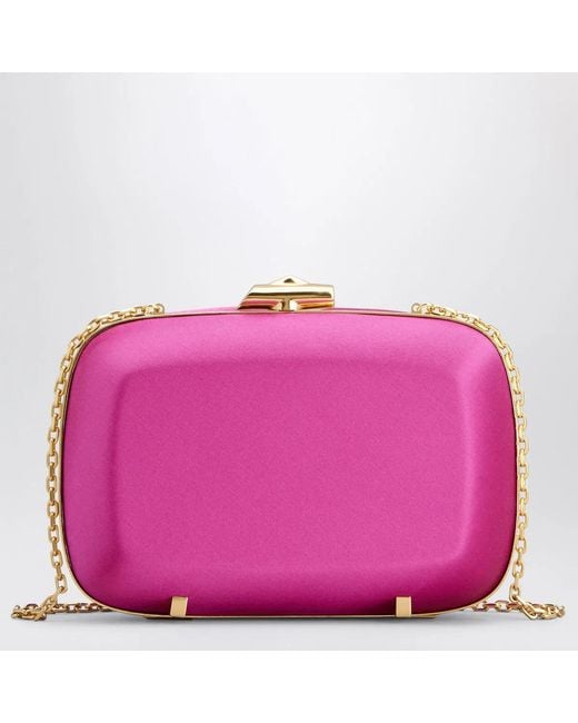 Roger Vivier Pink Rose Vivier Clutch