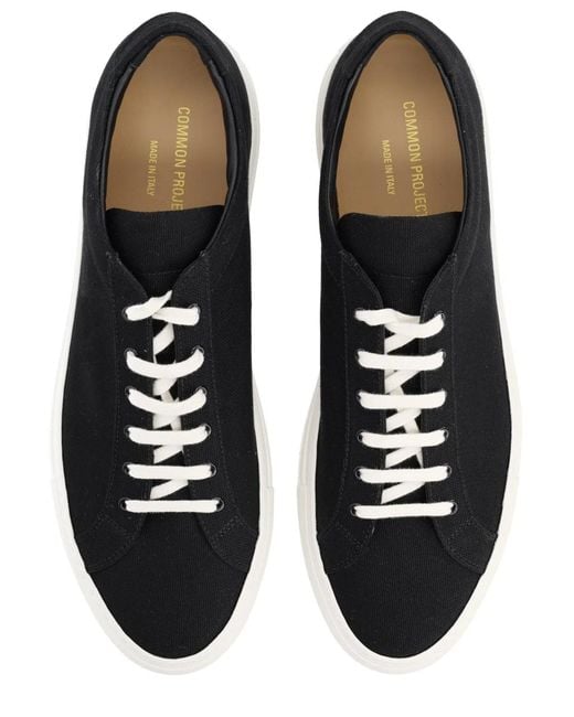 Common Projects Black Cotton Sneakers for men