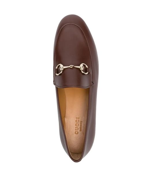 Gucci Brown Jordaan Loafers