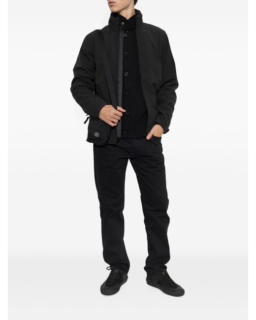 Stone Island Black Jacket for men