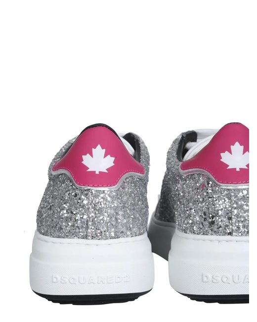 DSquared² White Bumper Sneakers