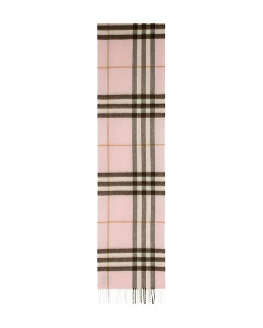 Burberry White Washed Cashmere Scarf