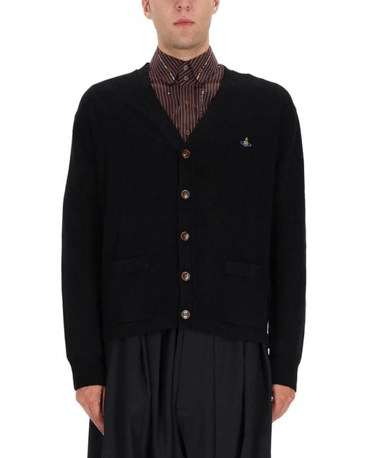 Vivienne Westwood Black Cardigan "Alex" for men
