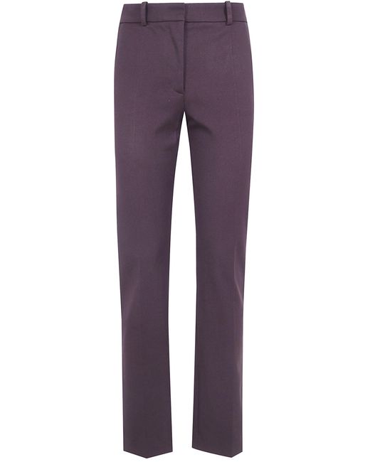 Joseph Purple "New Coleman" Gabardine Stretch Trousers