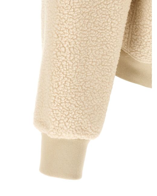 Entire studios Natural 'System Half Zip Fleece Fleece Sweatshirt for men