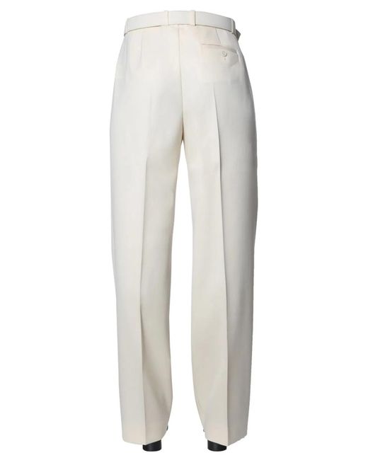 Givenchy White Pants With Belt