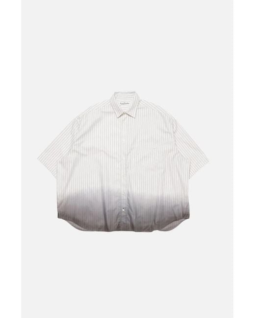 Acne White Soffia Ss Dip Dye Midsummer for men