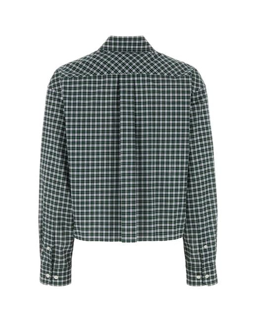 Miu Miu Multicolor Embroidered Cotton Shirt