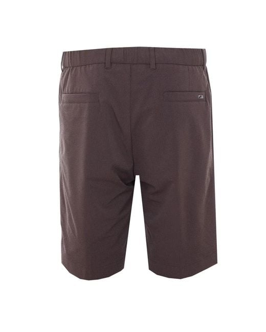 Herno Gray Dark Polyester Bermuda for men