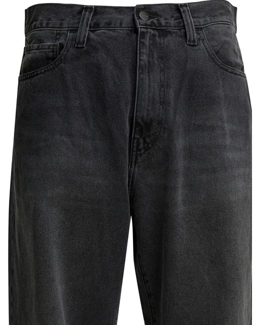 Carhartt Gray Cotton Jeans for men