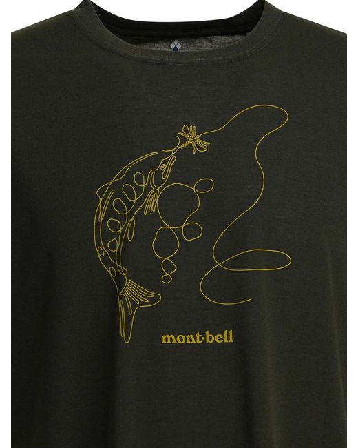 Montbell Black T-Shirt for men
