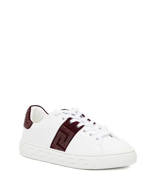 Versace Red Hotfix Trainers