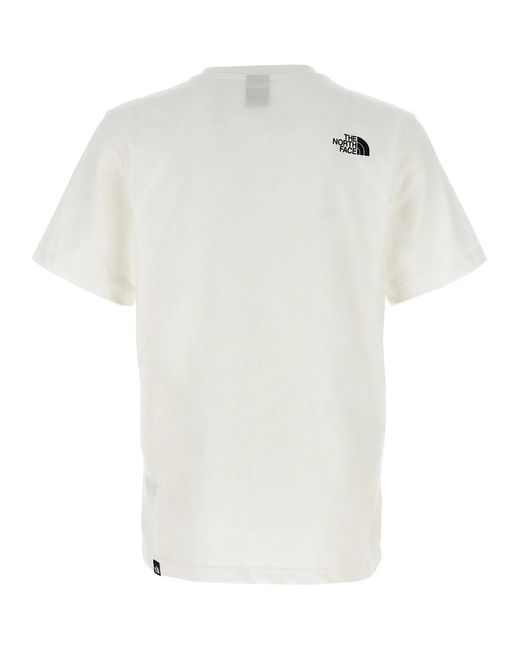 The North Face White 'Easy Tee' T-Shirt for men