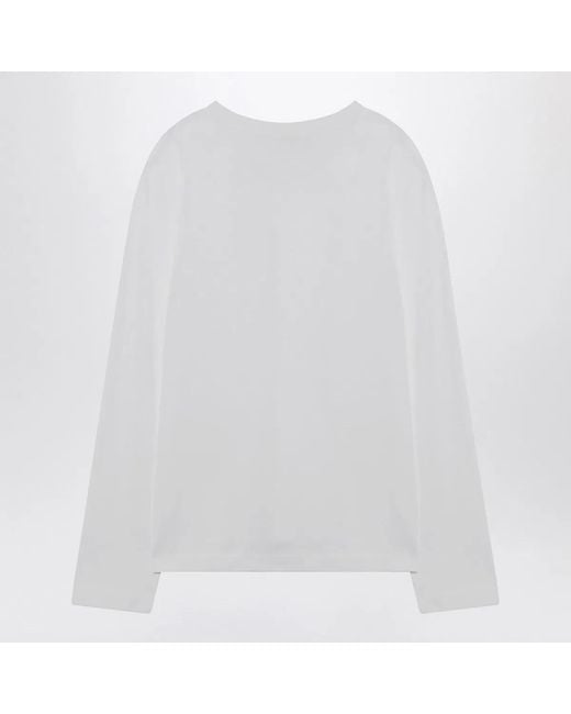 AMI White Ami De Coeur Sweater for men