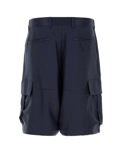 Prada Blue Trousers for men
