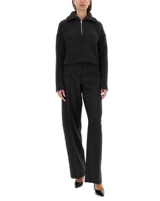 Sportmax Black Elegant Regular Fit Shirt For
