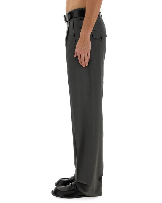 Moschino Couture Black Wool Pants for men