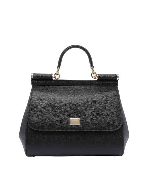 Dolce & Gabbana Black Dolce & Gabbana Big Sicily Handbag