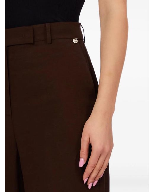Liu Jo Brown Sacher Cotton Trousers