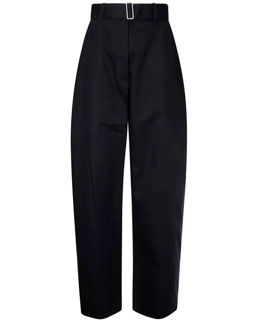 Studio Nicholson Blue Belted Round Leg Pant