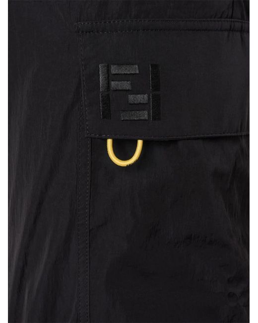 Fendi Black Pantalone for men