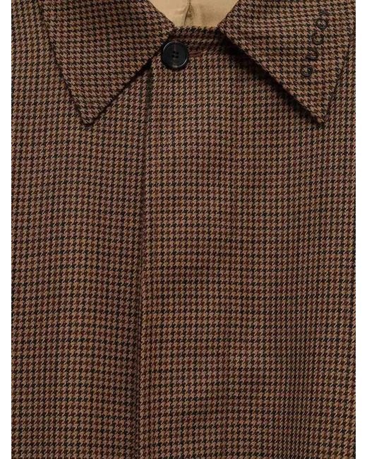 Gucci Brown Wool Coat for men
