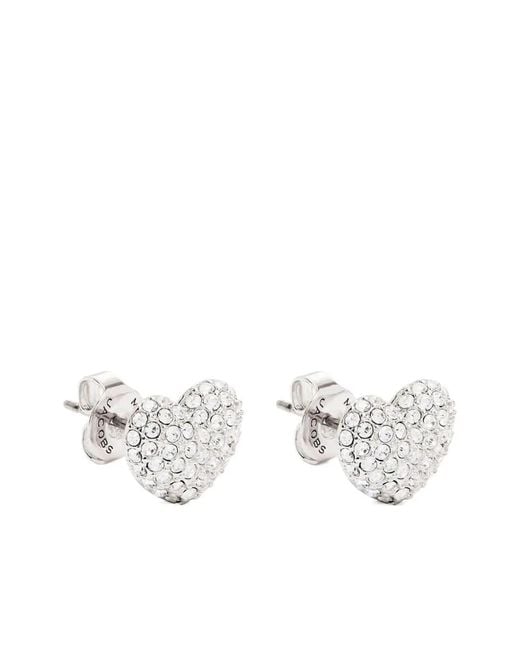 Marc Jacobs White Crystal Brass Jewelry