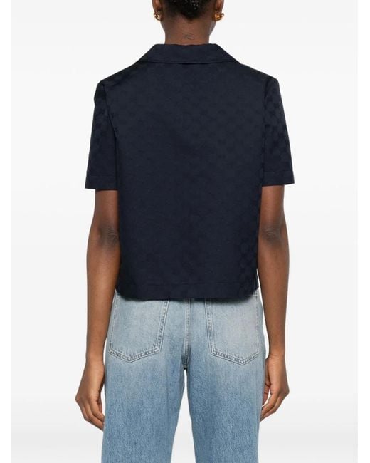 Gucci Blue Polyester T-Shirt